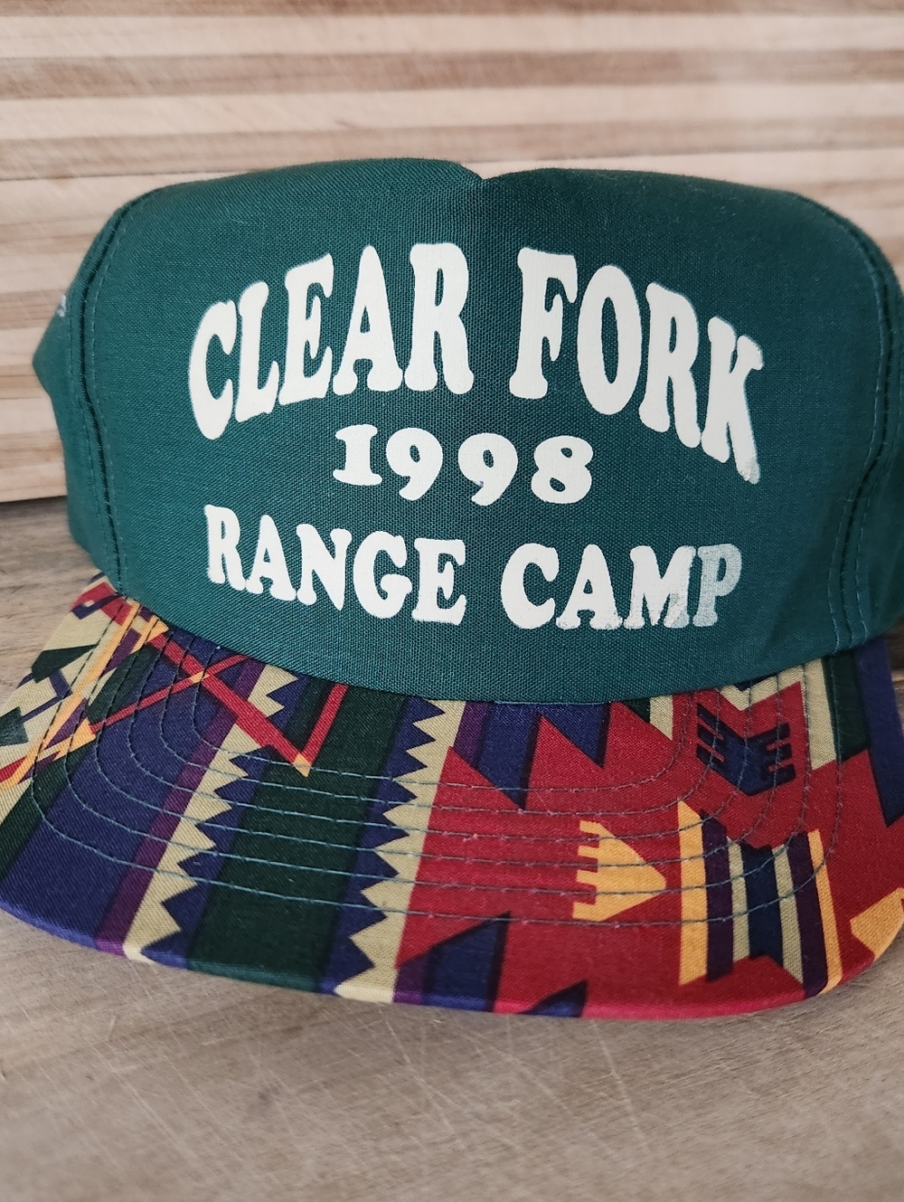 Vintage YounAn Snapback Hat Southwest Aztec New 90's